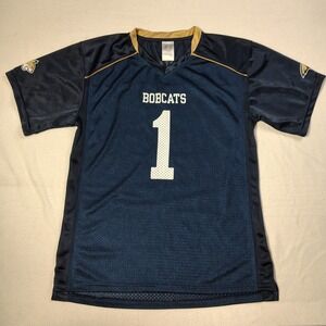 Russell Athletic Montana State Bobcats Jersey Shirt Youth XL Navy Blue Football
